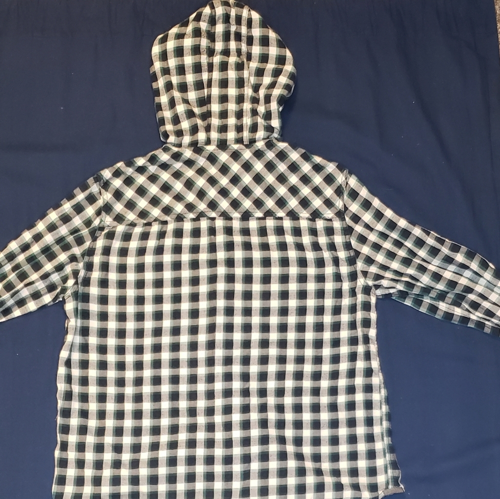 Hooded Button Up - Picture 2 of 4